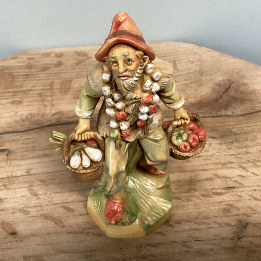 🟠 Vintage & Retired - Fontanini 5” Collection - Nathan the Produce Peddler # 146 - Picture 7 of 12